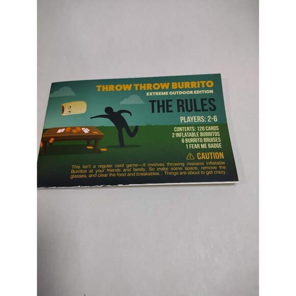 Throw Throw Burrito Extreme Outdoor Dodgeball Edition Card Game - Picture 5 of 8